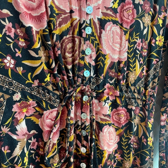 SPELL Babushka (BABS) Free People Dress Gown S - Picture 14 of 15